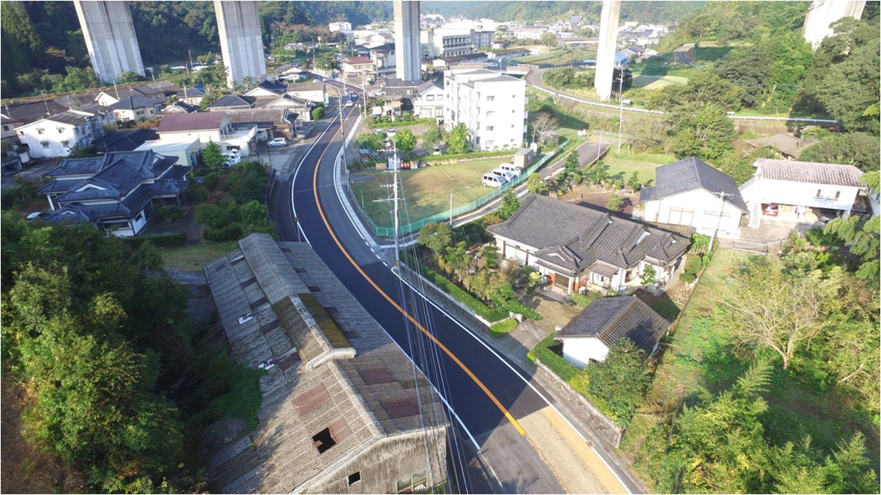 第18号県単道路整備 舗装補修 工事 中ノ工区 福地建設株式会社