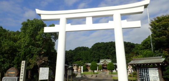 長崎護国神社　鳥居補強工事