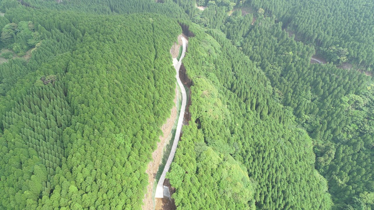 令和３年度　林業専用道開設　佐賀利山１号支線（森林資源循環利用林道整備事業）