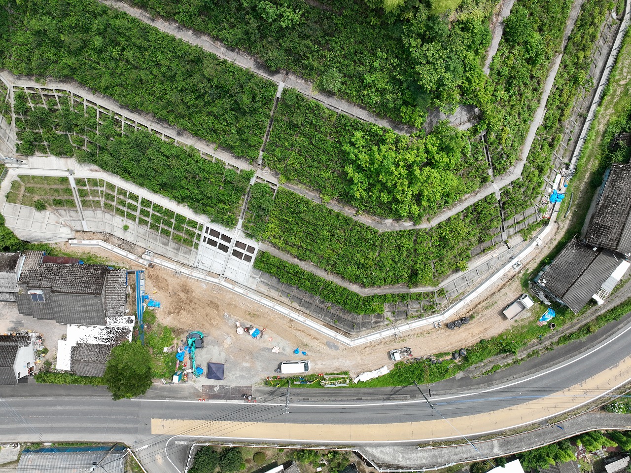 大規模特定砂防等（急傾斜）工事（古城R6-1工区）