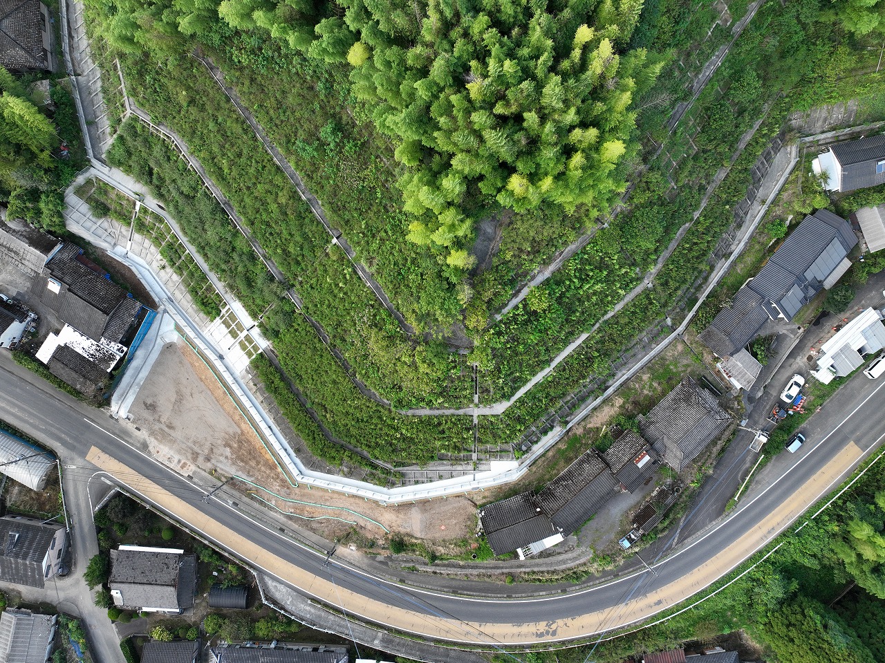 大規模特定砂防等（急傾斜）工事（古城R6-1工区）